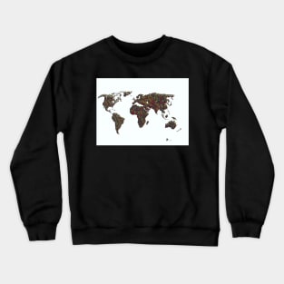 ASL World Map Crewneck Sweatshirt